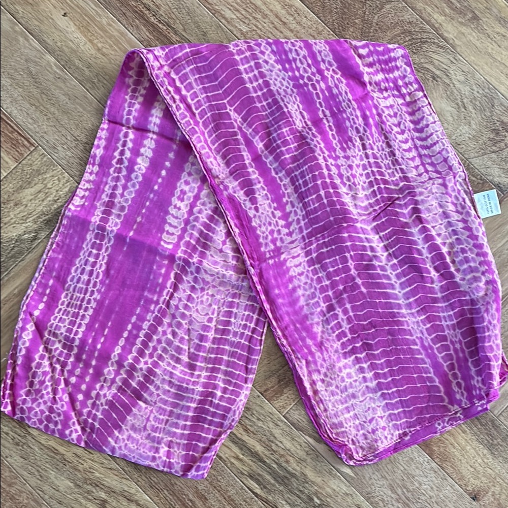NWOT Matr Boomie Fair trade Shibori Scarf